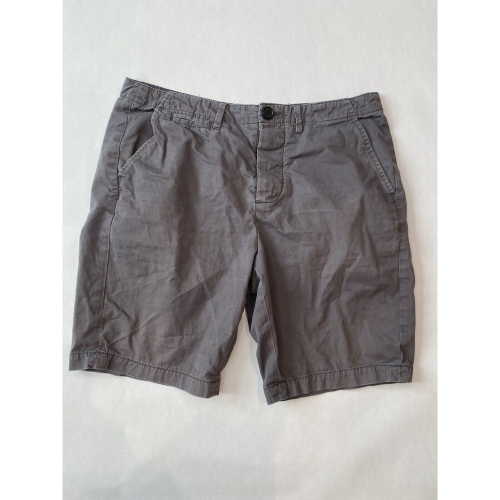 Men's All Saints Shorts Size 30 Gray Chino 8 inseam